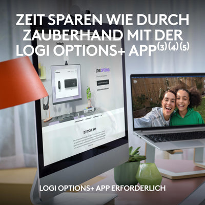 Logitech MK950 Signature Slim kabelloses Tastatur-Maus-Set, schlankes Design, leise tippen, Wechsel zwischen DREI Geräten, Bluetooth, mehrere Betriebssysteme, Windows, Mac, DEU QWERTZ-Layout, Graphit