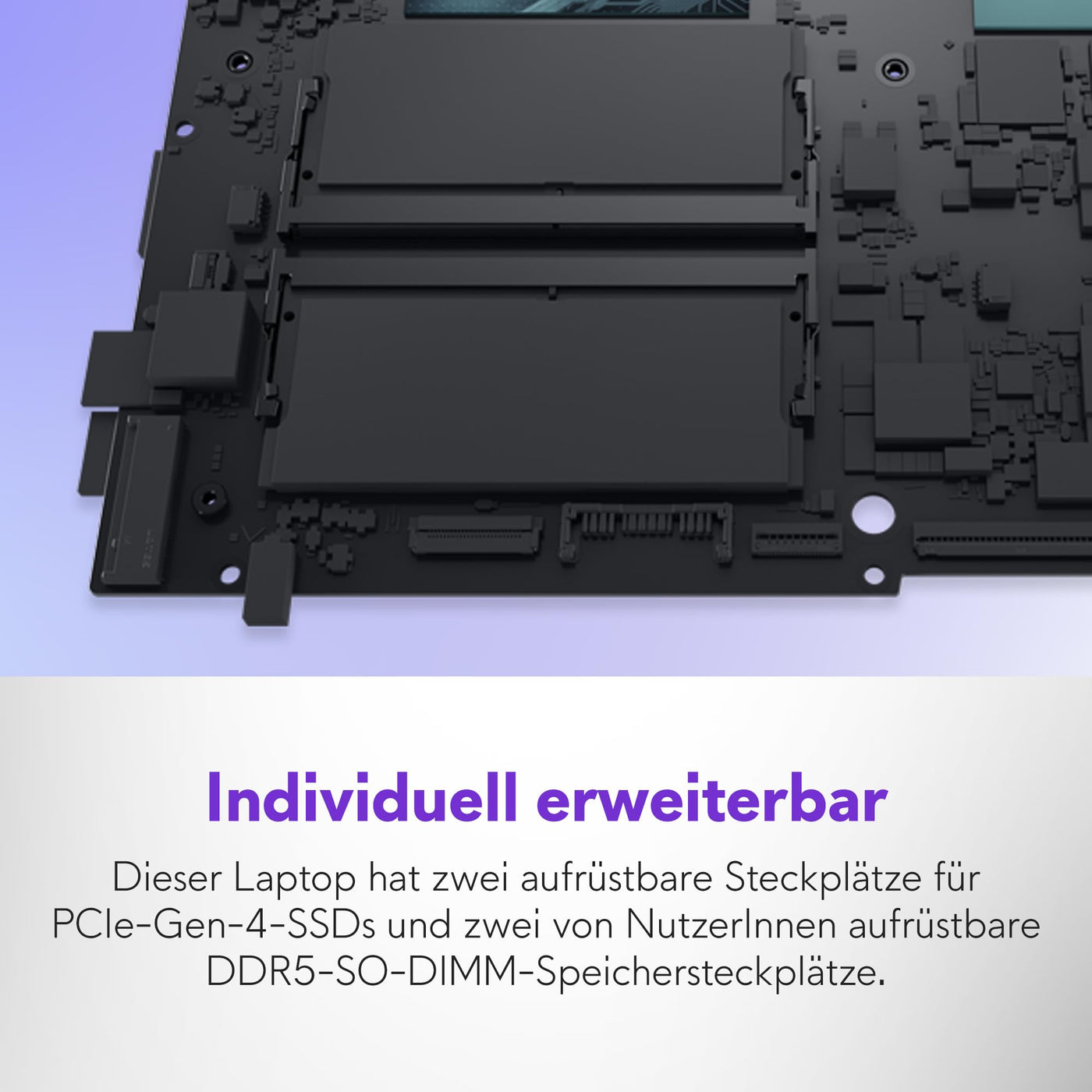 Alienware 16 Aurora Gaming Laptop AC16250 16" WQXGA 120Hz 100% sRGB Display, Intel Core 7 240H Series 2, NVIDIA GeForce RTX 5060, 16GB RAM, 1TB SSD, Windows 11 Home, Weiß beleuchtete QWERTZ-Tastatur