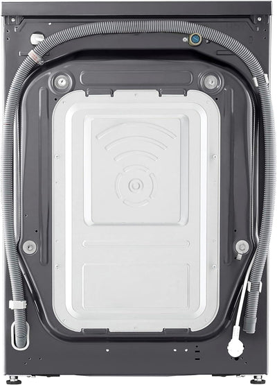 LG V5WD95SLIMB, SLIM Waschtrockner 9-5 kg, Klasse A und E, 60x53.5x85 cm, Wi-Fi, AI Direct Drive, Tiefenreinigung mit Dampf, TurboWash 360, Allergy Care, Außentür aus gehärtetem Glas, Dark Stone
