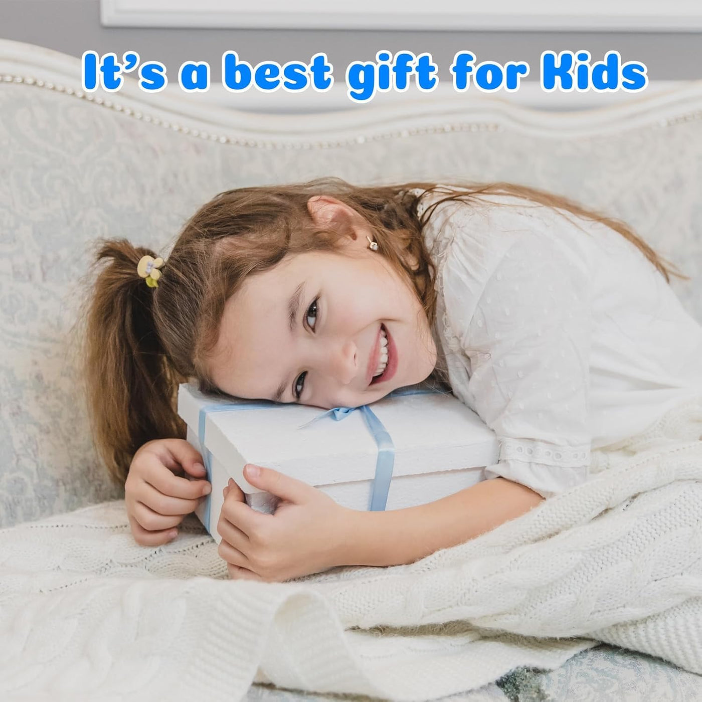 Yicty Kinder Tablet 7 Zoll Android Tablet für Kids 5GB RAM 32GB ROM Kindersicherung IPS HD Bluetooth WiFi Quad Core Dual-Kameras Children's Tablets PC mit Schutzhülle (Blue)