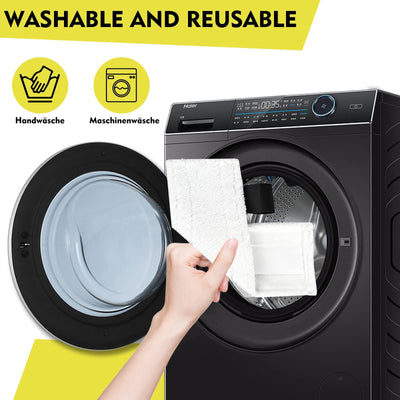 15 Stück Dampfreiniger Zubehör Set Kompatibel für Kärcher Dampfreiniger EasyFix SC 2, SC 3, SC 4, SC 5 (3 Mikrofaser Bodentücher + 3 Schleiftüch + 3 Handdüsentüch + 2 Fugenbürsten + 4 Rundbürsten)