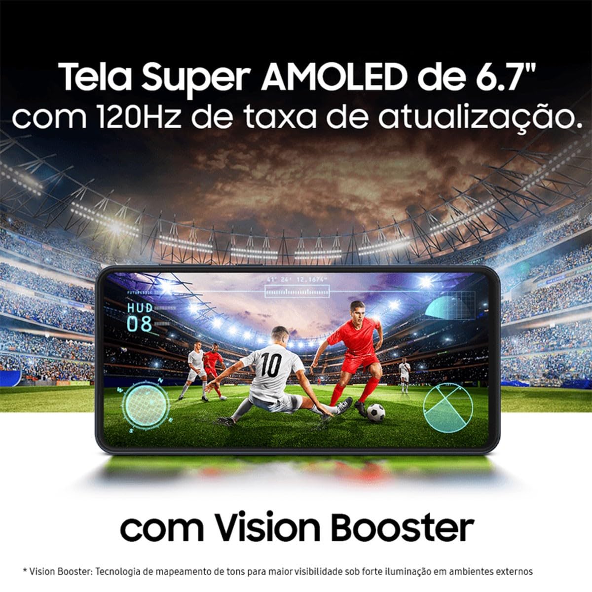 Smartphone Samsung Galaxy M55 5G 6,7" Octa Core 128 GB Nero 8 GB RAM