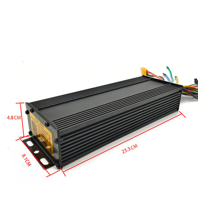 ebsenopower E-Bike Umbausatz, 72V 3000W, 24-29 Zoll/700C MTX39 Hinterrad mit 72V 26Ah Dreiecksakku (26 Zoll Hinten)