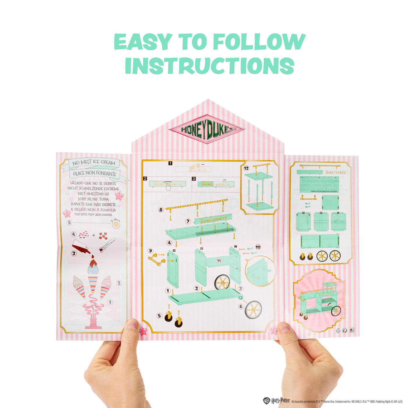 MGA's Miniverse Make It Mini Honeydukes Trolley- Harry Potter Mini-Sammlerstücke, 50+ Teile, Kunstharz-Bastelspiel, Nachgebildete Lebensmittel, Für Sammler & Kinder ab 8, Nicht ESSBAR