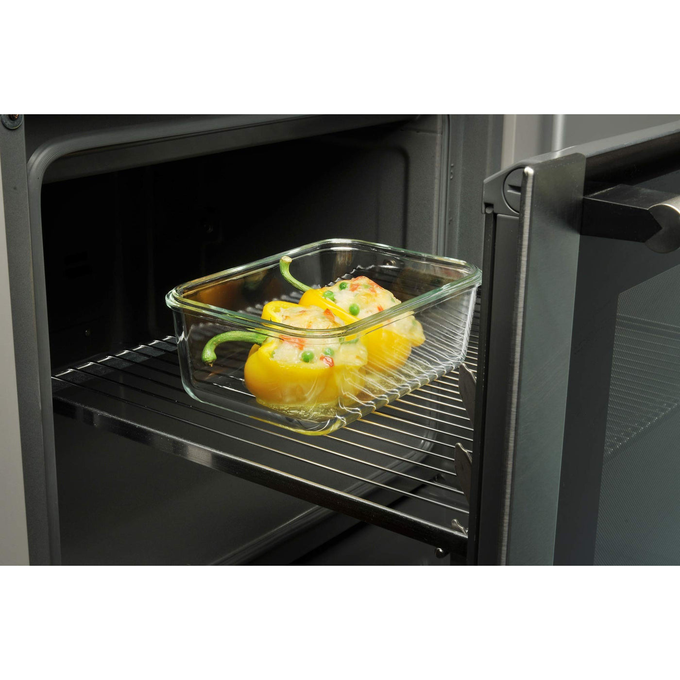 Silit Storio Vorratsdose-Set 3-teilig, Glas, Vorratsglas, luftdichter Aroma-Deckel, Frischhaltedosen zum Vorbereiten, Aufbewahren und Servieren