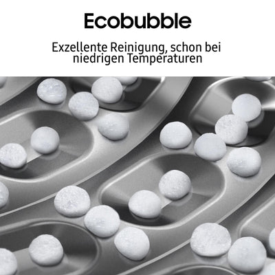 Samsung WD90T754ABX/S2 Waschtrockner, 9/6 kg, 1400 U/min, QuickDrive Option, AddWash, Ecobubble, Simple Control-Bedienkonzept, Air Wash, SuperSpeed 39 Min, Hygiene-Dampfprogramm, Inox
