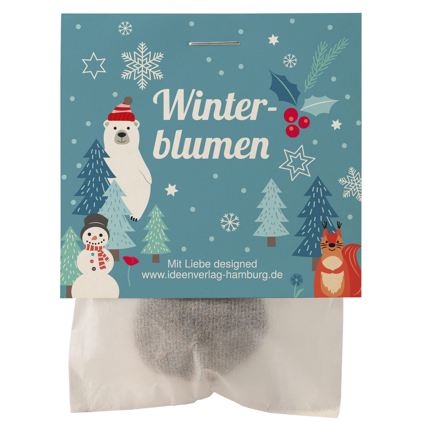 10x "Winterblumen" Winter Samenbomben Kindergeburtstag / treiben aus bei Kälte! / Geschenke Mitgebsel - Kinder Geburtstag Mitbringsel - Kleinigkeit give-away