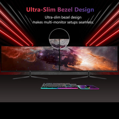Z-Edge 30 Zoll Ultrawide Curved Gaming Monitor 200Hz(DP) 165Hz(HDMI) 1ms MPRT, 2560x1080 VA Panel, 21:9 R1500 Curved Bildschirm, 300cd/m² Helligkeit, FreeSync, HDMI & DisplayPort, Schwarz