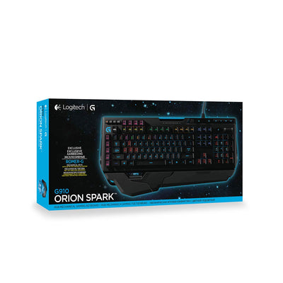 Logitech G910 Orion Spectrum mechanische Gaming-Tastatur, Taktile Romer-G Switches, RGB-Beleuchtung, 9 Programmierbare G-Tasten, Anti-Ghosting, ARX-Zweitbildschirm Feature, Skandinavisches-Layout, Schwarz