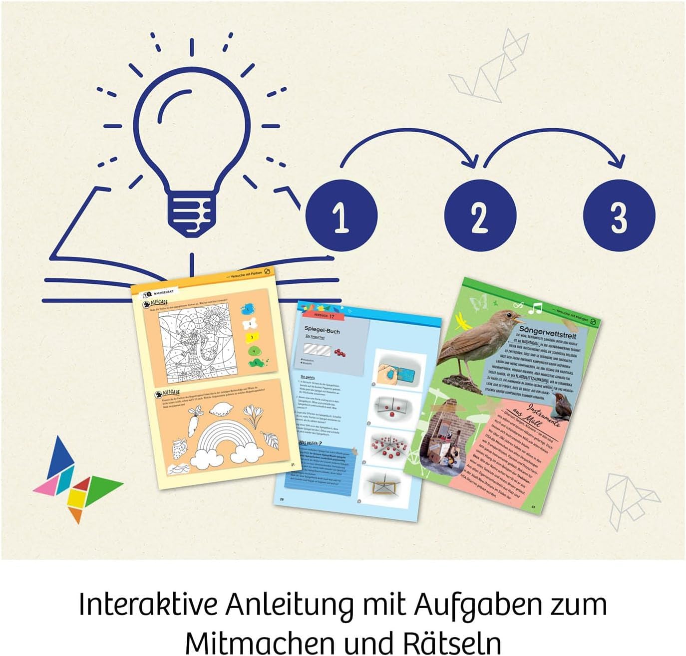 KOSMOS 602383 Vorschul-Labor - Experimente für Vorschulzeit, Experimentierkasten für Kinder ab 5 Jahren, Experimentierkasten für Vorschulkinder