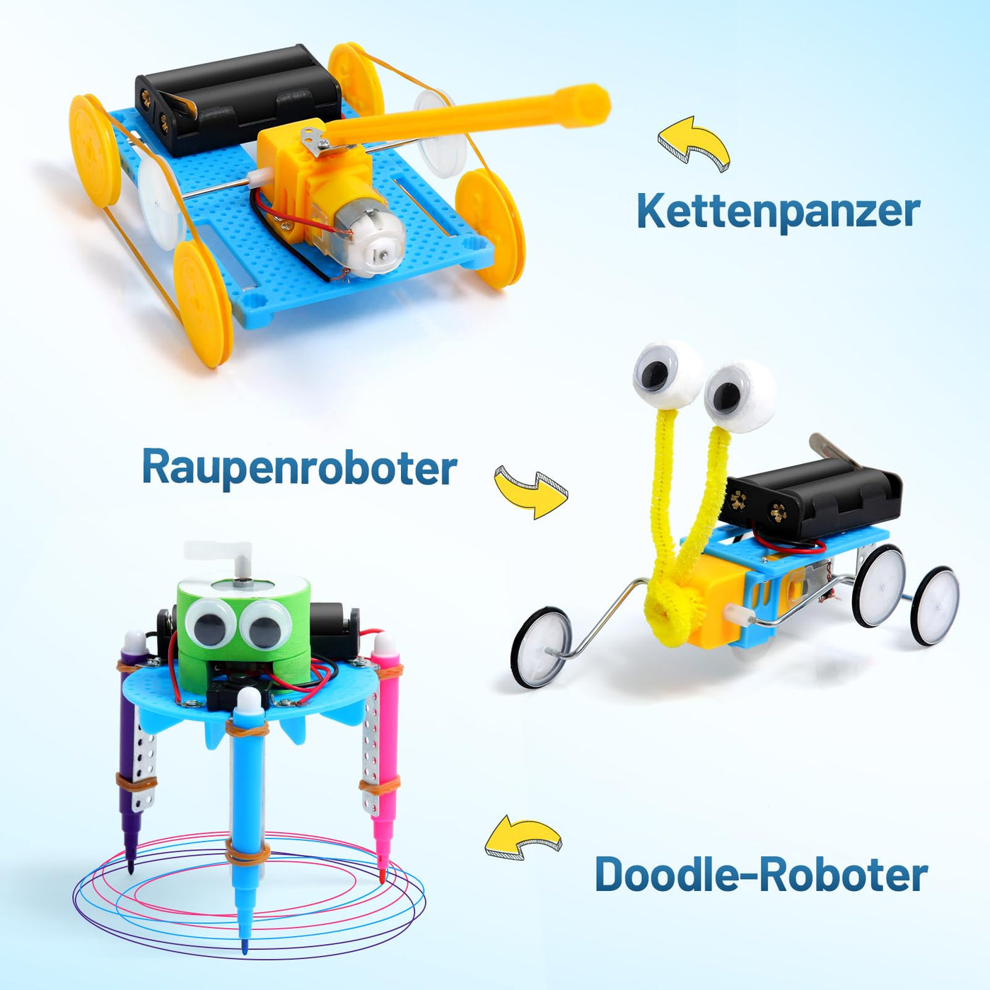 Experimente für Kinder ab 8 9 10 11 12, Elektronik Baukasten, Experimentierkasten, Elektro Baukasten, Bausatz Kinder Spielzeug Geschenke ab 8-14 Jahre Jungen