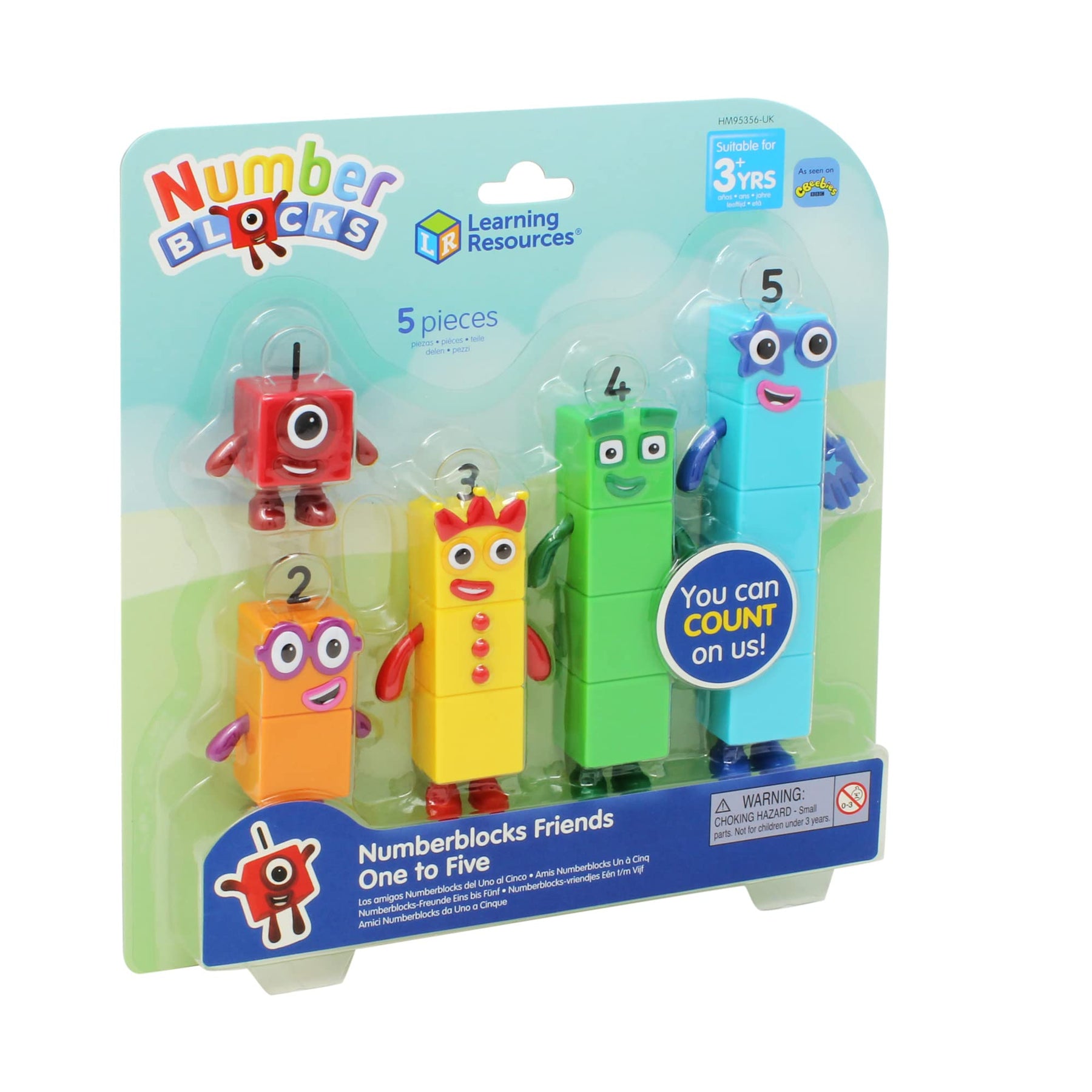 Learning Resources Numberblocks-Freunde Eins bis Fünf, Offizielles Sam ...