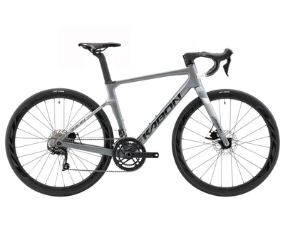 KABON Rennrad Carbon, Rennrad Herren 700c Rahmen,Gabel und Sattelstütze Lenker mit Shimano 105 R7000 22 Gänge Fahrrad Carbon rennrad für Herren Damen (Grau, 50cm)