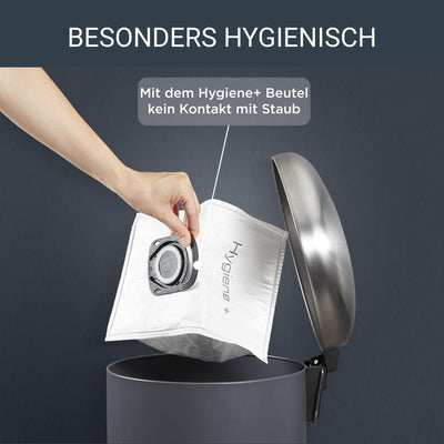 Rowenta Compact Power Staubsauger mit Beutel, Niedriger Energieverbrauch, 900 Watt, 3 Liter Staubbeutel, Langes Kabel, Weiß, RO3927EA