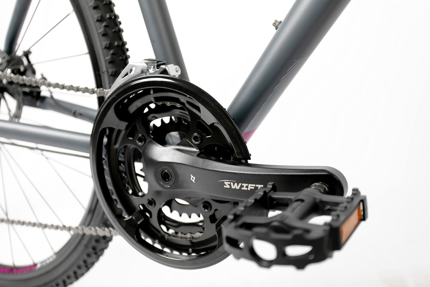 HEAD Damen I-Peak I Crossbike, Grau matt/pink, 54 cm