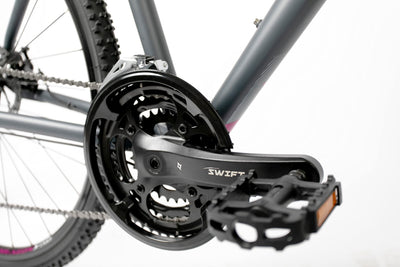 HEAD Damen I-Peak I Crossbike, Grau matt/pink, 54 cm