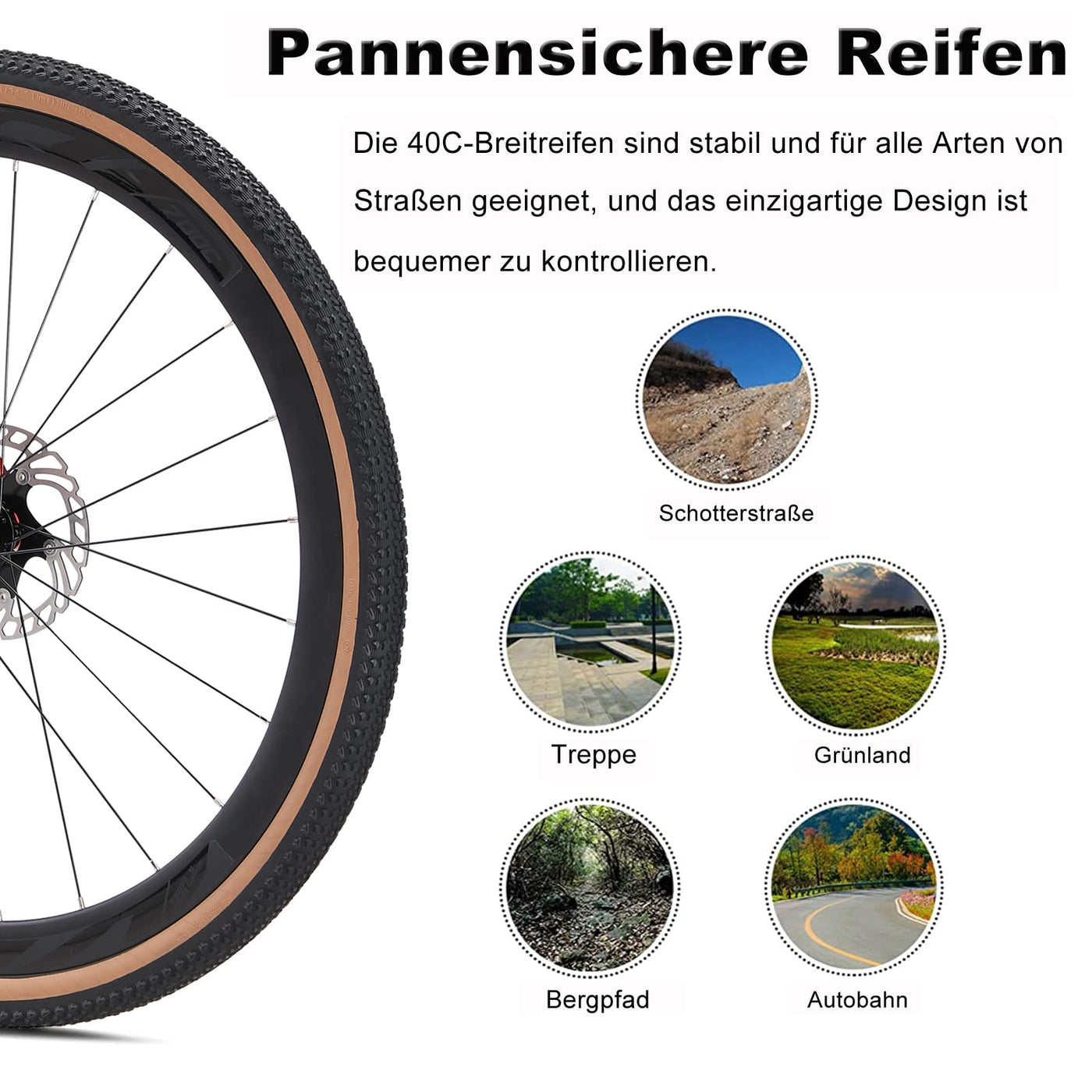 KABON Gravel Bike Rennrad Carbon, 28 Zoll Rennrad 40c Reifen Carbon Rahmen Gabel und Sattelstütze mit 18 Gänge, Integrierter Carbon-Lenker Scheibenbremse rennrad Herren Damen