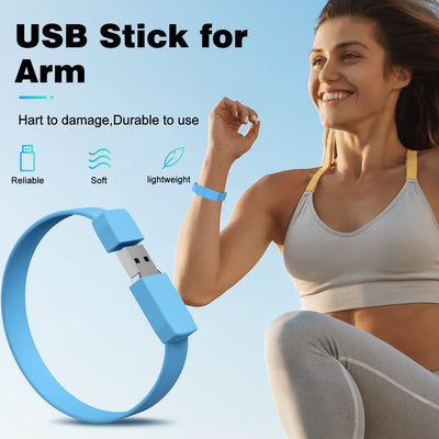 USB Stick 8GB 10 Stück Speichersticks Armband Bunt USB 2.0 Memory Sticks 8 GB 10er Pack Mehrfarbige Flash Drives Datenspeicher Pendrive USB 2.0 Flash Laufwerk for by FEBNISCTE