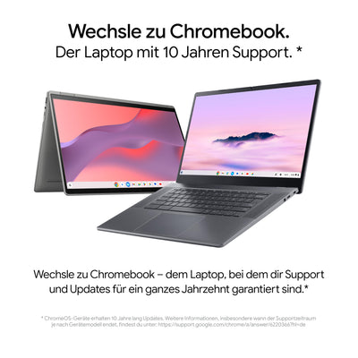 Lenovo Chromebook IdeaPad Flex 3 Convertible Laptop | 15.6" Full HD Display | Intel Celeron N4500 | 8GB RAM | 128GB eMMC | Intel UHD Grafik | ChromeOS | QWERTZ | grau | 3 Monate Premium Care