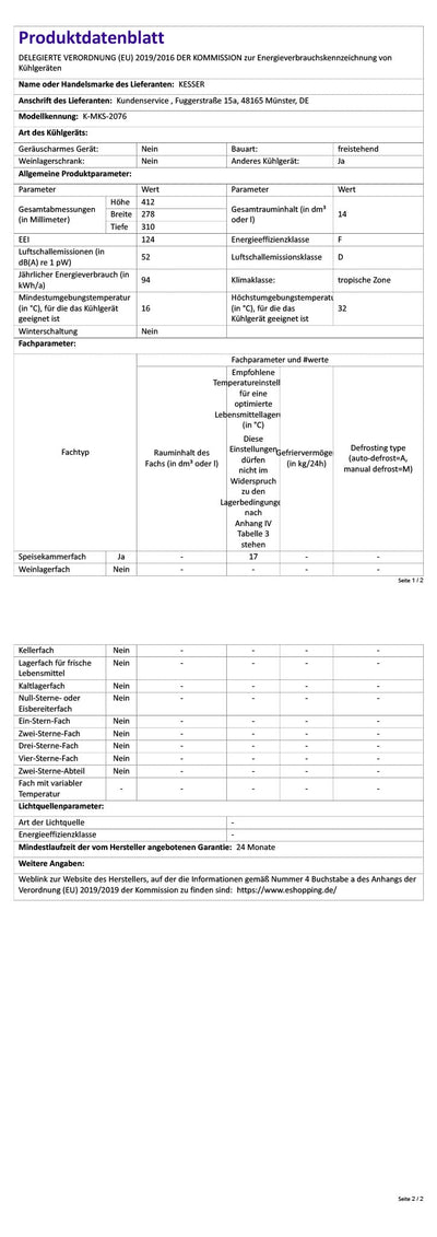 KESSER® Minikühlschrank mit Schloss, Minibar 40 Liter Nutzinhalt, Leise 22db, Abschließbar, Schlafzimmer, Wechselbarer Türanschlag, ca. 4°-16°C Höhe 57cm, Innenbeleuchtung Tisch-Kühlschrank Schwarz