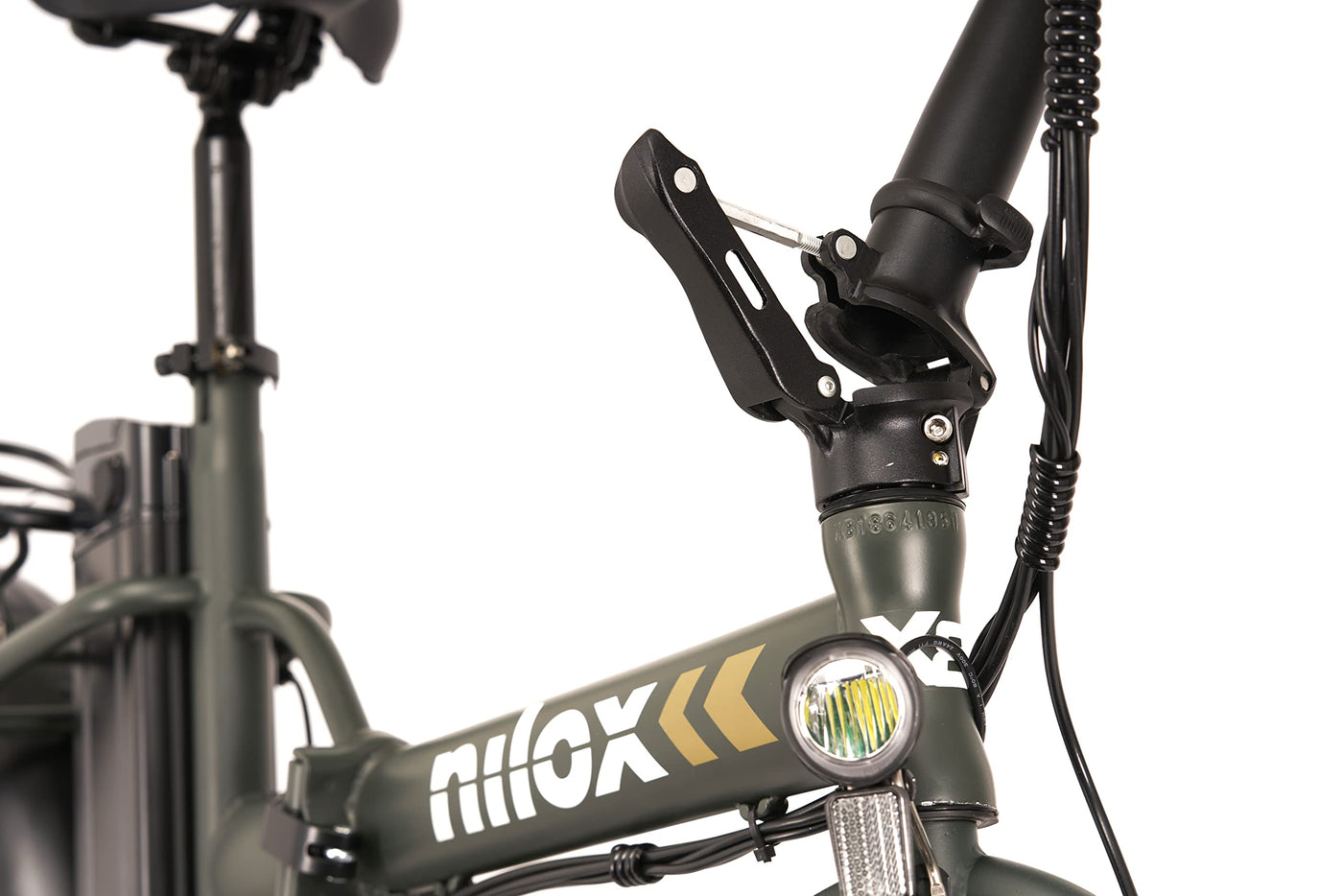 Nilox, E-Bike X8 Plus, Elektrofahrrad mit Tretunterstützung, 70 km Autonomie, 36 V - 250 W Brushless High Speed