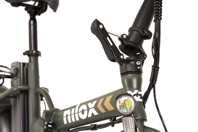 Nilox, E-Bike X8 Plus, Elektrofahrrad mit Tretunterstützung, 70 km Autonomie, 36 V - 250 W Brushless High Speed