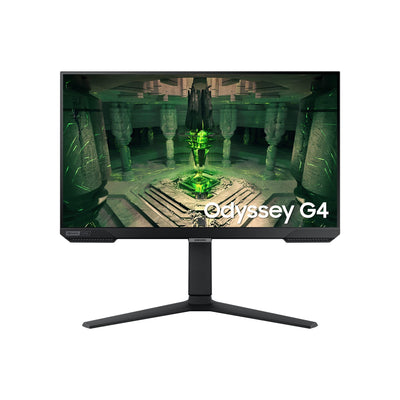 Samsung Odyssey G4B Gaming Monitor LS25BG400EU, 25 Zoll, IPS-Panel, Full HD-Auflösung, AMD FreeSync Premium, G-Sync kompatibel, 1 ms (G/G) Reaktionszeit, Bildwiederholrate 240 Hz, Schwarz