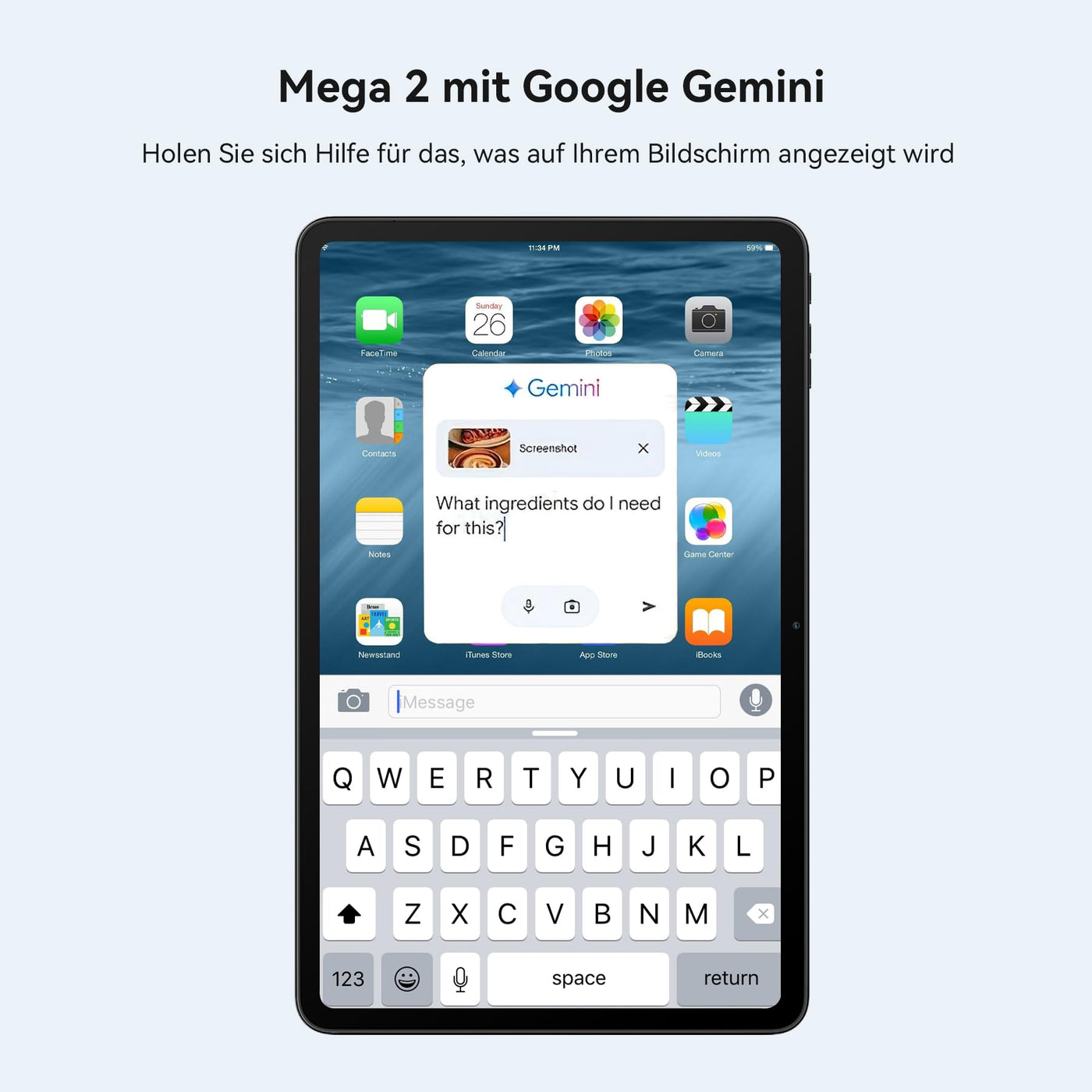 Blackview Mega2 Android 15 Tablet 12 Zoll, 36GB RAM+256GB ROM, 2K FHD Gaming Tablet mit Tastatur Maus Stift Kopfhörer, 4G LTE+5G WiFi, 9000 mAh, WideVine L1, Dual Kamera, Face ID, GPS, Hülle