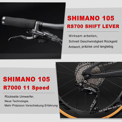 KABON Voll Carbon Faltrad, Leichtes 20 Zoll Carbonfaser Rahmen Klapprad mit 11 Gang Hydraulische Scheibenbremse Fahrrad mit Carbon Laufradsatz für Unisex-Erwachsene (Chamäleon Blau)