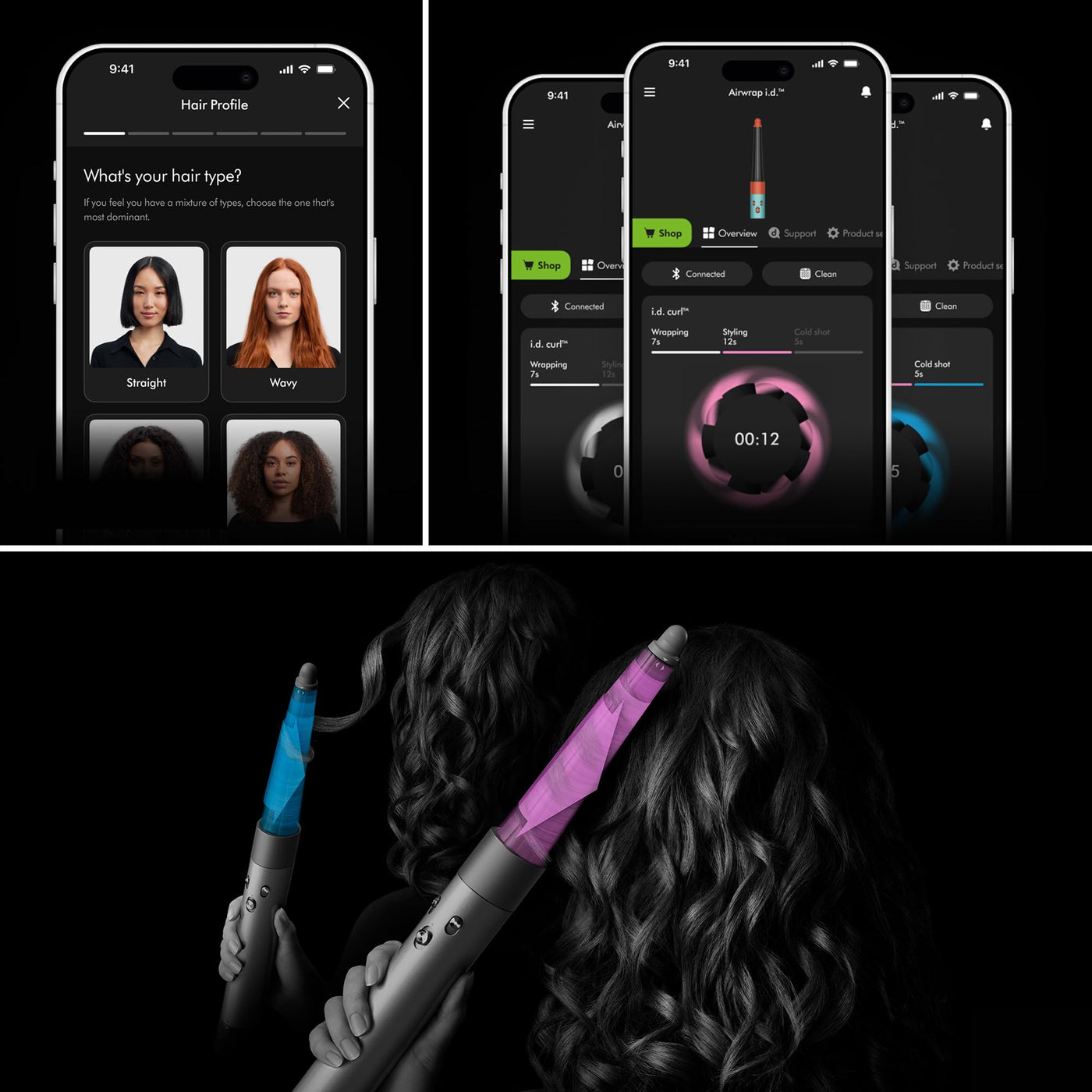 Dyson Airwrap i.d.™ Multi-Haarstyler und -trockner - Straight+Wavy (Ceramic Patina/Topaz)