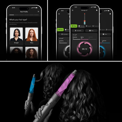 Dyson Airwrap i.d.™ Multi-Haarstyler und -trockner - Straight+Wavy (Ceramic Patina/Topaz)