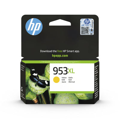 HP 953XL (F6U18AE) Original Druckerpatrone Gelb mit hoher Reichweite für HP OfficeJet Pro 77xx, 82xx, 87xx