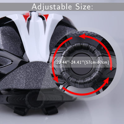 Shinmax Fahrradhelm,Fahrradhelm Herren Damen mit Visier Abnehmbarer EPS Körper+PC Schale MTB Mountainbike Helm für Erwachsene Unisex Radhelm 18 Lüftungslöcher Verstellbarer Größe 57-62cm