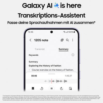 Samsung Galaxy S24+ AI Smartphone, Android-Handy ohne Vertrag, 12 GB RAM, 256 GB Speicher, 50-MP-Kamera, Lange Akkulaufzeit, Cobalt Violet, 3 Jahre Herstellergarantie