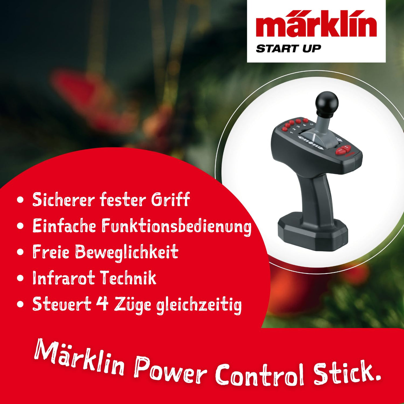 Märklin Start up 29124 - Startpackung Weihnachten mit Dampflok, Personenwagen und Güterwagen in weihnachtlicher Gestaltung, Spur H0, ab 6 Jahren - ideal für den Einstieg in die Modellbahnwelt