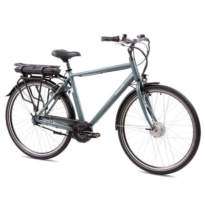 TRETWERK - 28 Zoll E-Bike Herren Pedelec - Mystic grau - E-Citybike Herrenfahrrad mit 7 Gang Shimano Nexus Nabenschaltung - Elektrofahrrad mit Frontmotor 250W, 36V