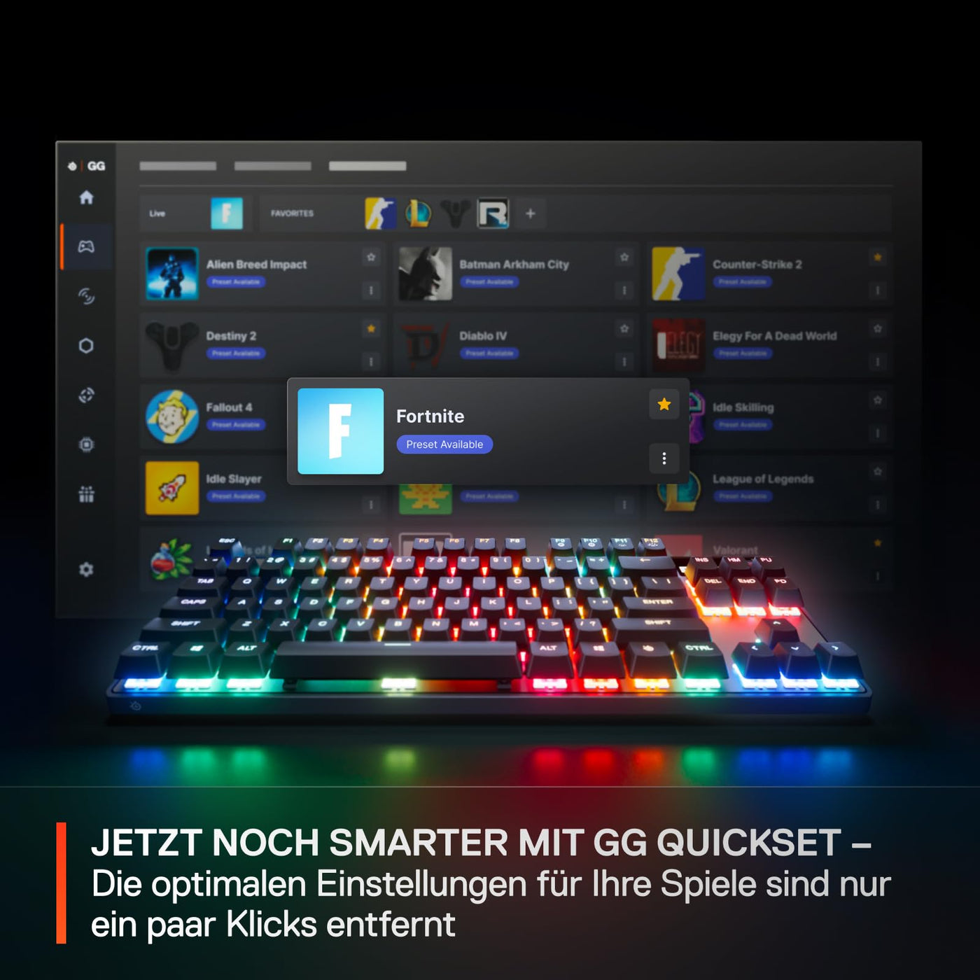 SteelSeries Apex Pro TKL Wireless Gen 3 - HyperMagnetic Gaming-Tastatur - OmniPoint 3.0 Switches - Anpassbares Ansprechverhalten - Sofort einsetzbare Presets - Rapid Tap/SOCD - OLED - DE QWERTZ Layout