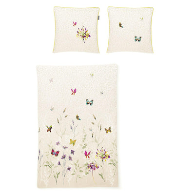 Irisette Mako-Satin Bettwäsche Glamour Ludvika Multi 1 Bettbezug 155 x 220 cm + 1 Kissenbezug 80 x 80 cm