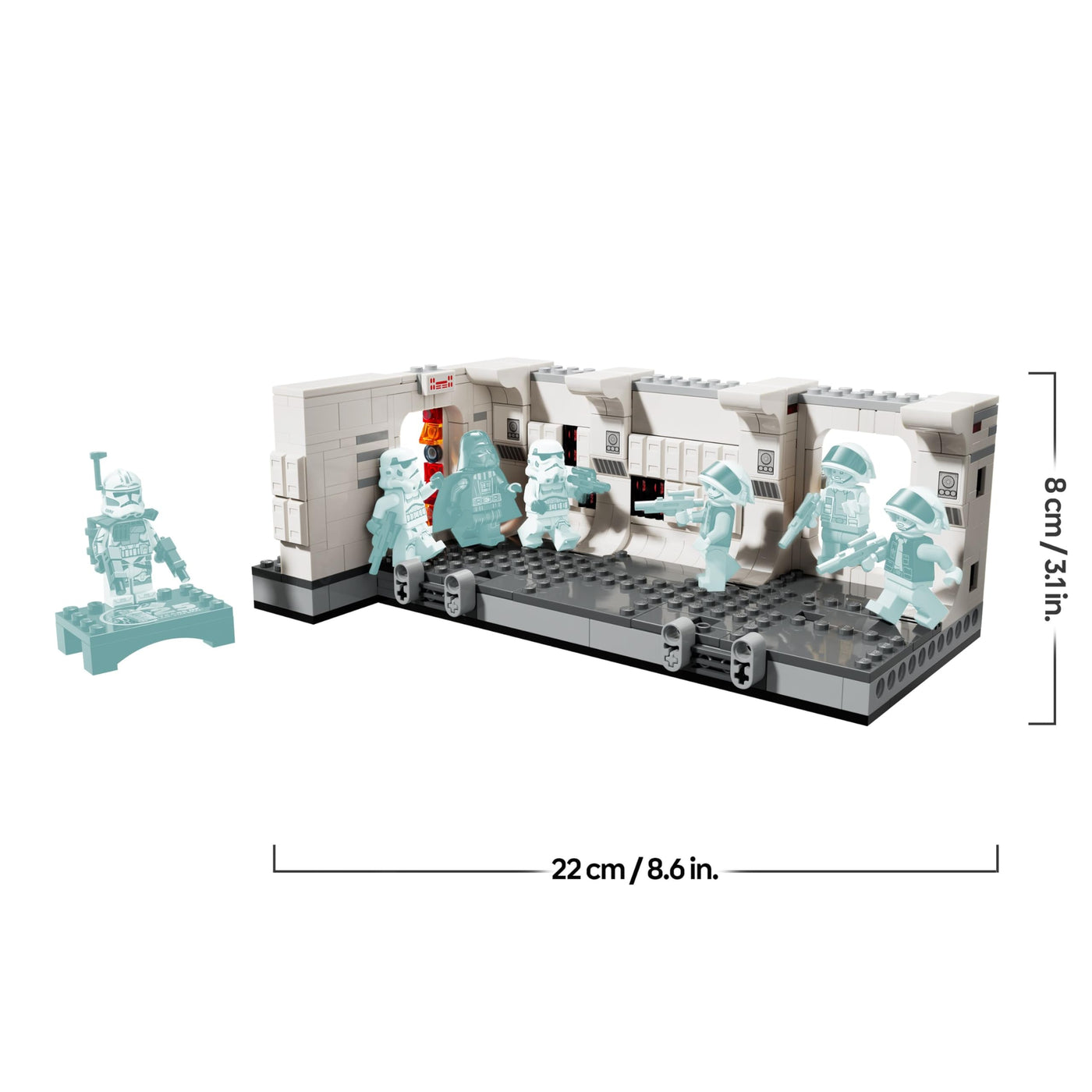 LEGO Star Wars Das Entern der Tantive IV, Bauspielzeug zum Film Eine Neue Hoffnung, Fantasy-Spielset für Kinder zum Sammeln, Geschenk-Idee für Jungen und Mädchen ab 8 Jahren sowie für Sammler 75387