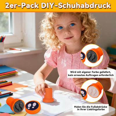 2 Stück Wichtel Stempel Schuhabdruck, Wichtel Zubehör Wichtel Fußabdruck, Mini Stempel Füßchen für Miniatur Puppenhaus Dekor, Wichtelzubehör Wichtel Fußabdruck Motiv Spuren im Schnee 12