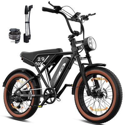 RCB 20'' E Bike, Elektrisches Mountainbike für Erwachsene, Pendel-Elektrofahrrad mit Abnehmbarem 48-V-15-Ah-Akku, Reichweite 35-90 km