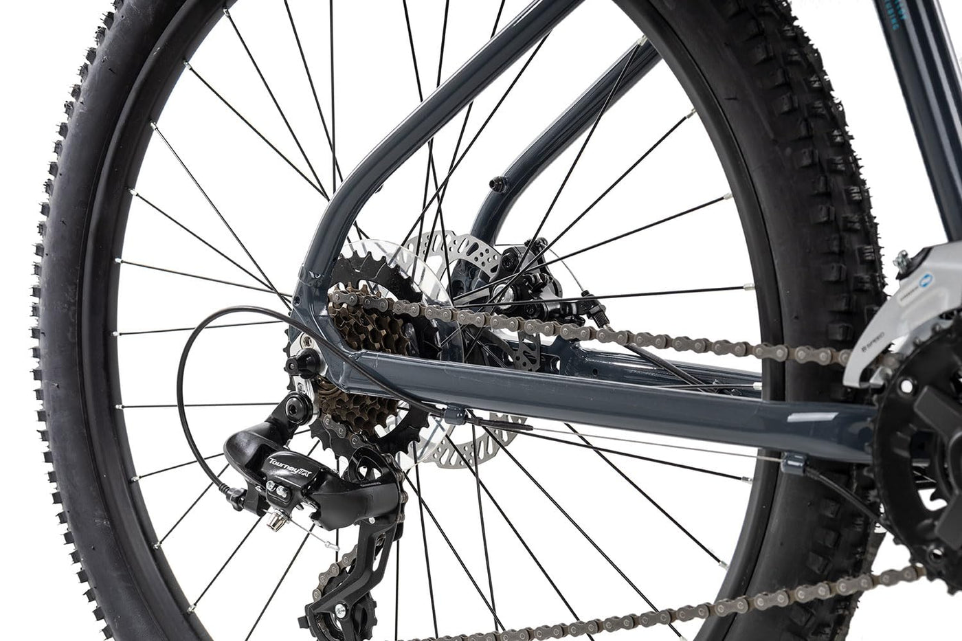 Axess Sandee Mountainbike | MTB-Hardtail | 14-Gang Schaltung | Mechanische Scheibenbremsen, Farbe:Grey, Rahmengröße:21 Zoll, Laufradgröße:29 Zoll