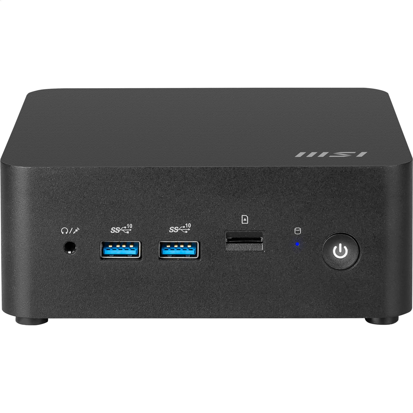 MSI Cubi NUC 1MG-023DE - Intel Core 3 Prozessor 100U, 8GB DDR5, 256GB M.2 SSD, USB 10Gbps Typ A Anschlüsse, Thunderbolt 4 & HDMI 2.1, Wi-Fi 6E, Bluetooth 5.3 - schwarz, Windows 11 Pro