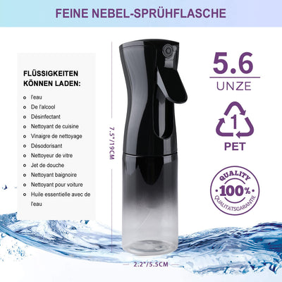 TANSHINE Sprühflasche Haare Sprühflasche Zur Reinigung klein Sprühflasche Pflanzen Wasser Sprühflasche Feiner Nebel Desinfektionsmittel Sprühflaschen Sprühnebel Flasche Nebelspray Sprühger?t 200ml