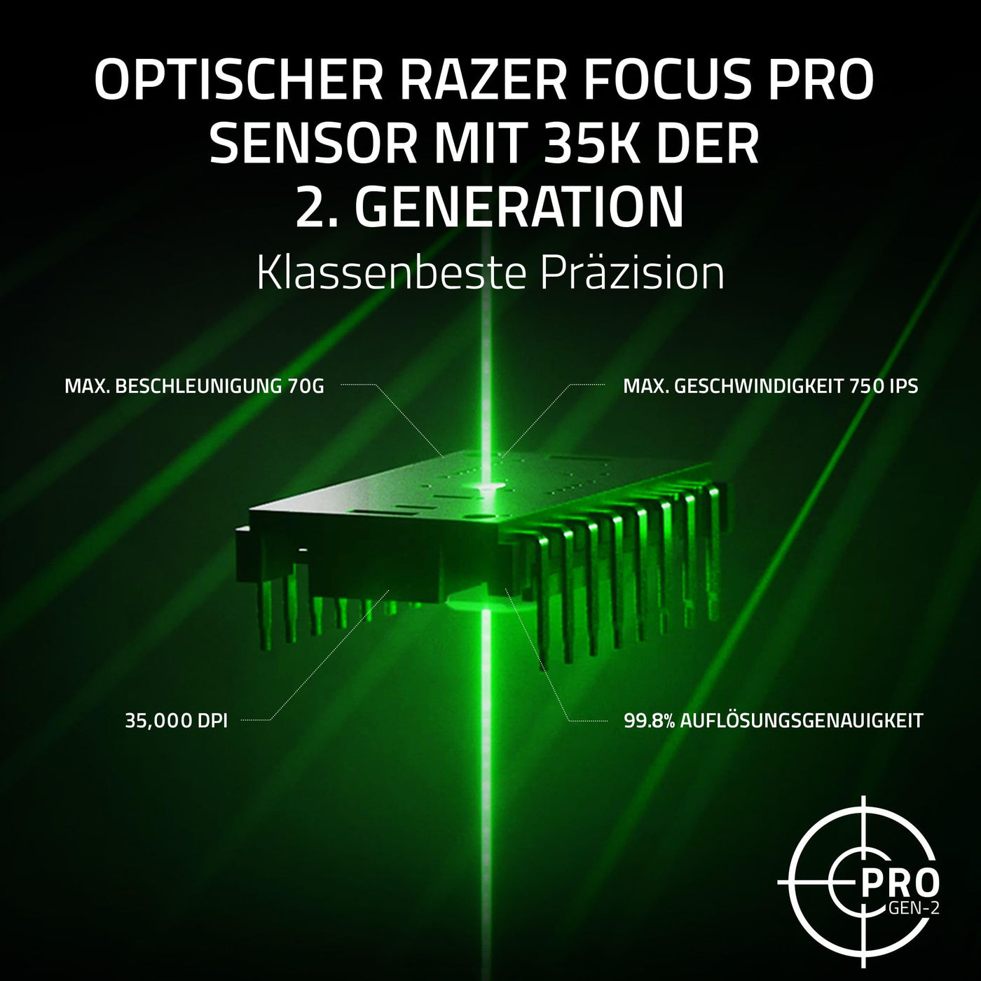 Razer Basilisk V3 35K - Vollständig anpassbare ergonomische kabelgebundene Gaming-Maus - Focus Pro 35K Sensor (HyperScroll Tilt Wheel, 11-Zonen-Beleuchtung, optische Mausschalter Gen-3) Schwarz