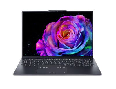 Acer Swift Go 16 OLED (SFG16-73-92GG) KI Laptop, 16" WUXGA+ OLED 120Hz Display, Intel Core Ultra 9 285H, 32 GB RAM, 1 TB SSD, Intel Arc 140T GPU, Windows 11, QWERTZ Tastatur, grau