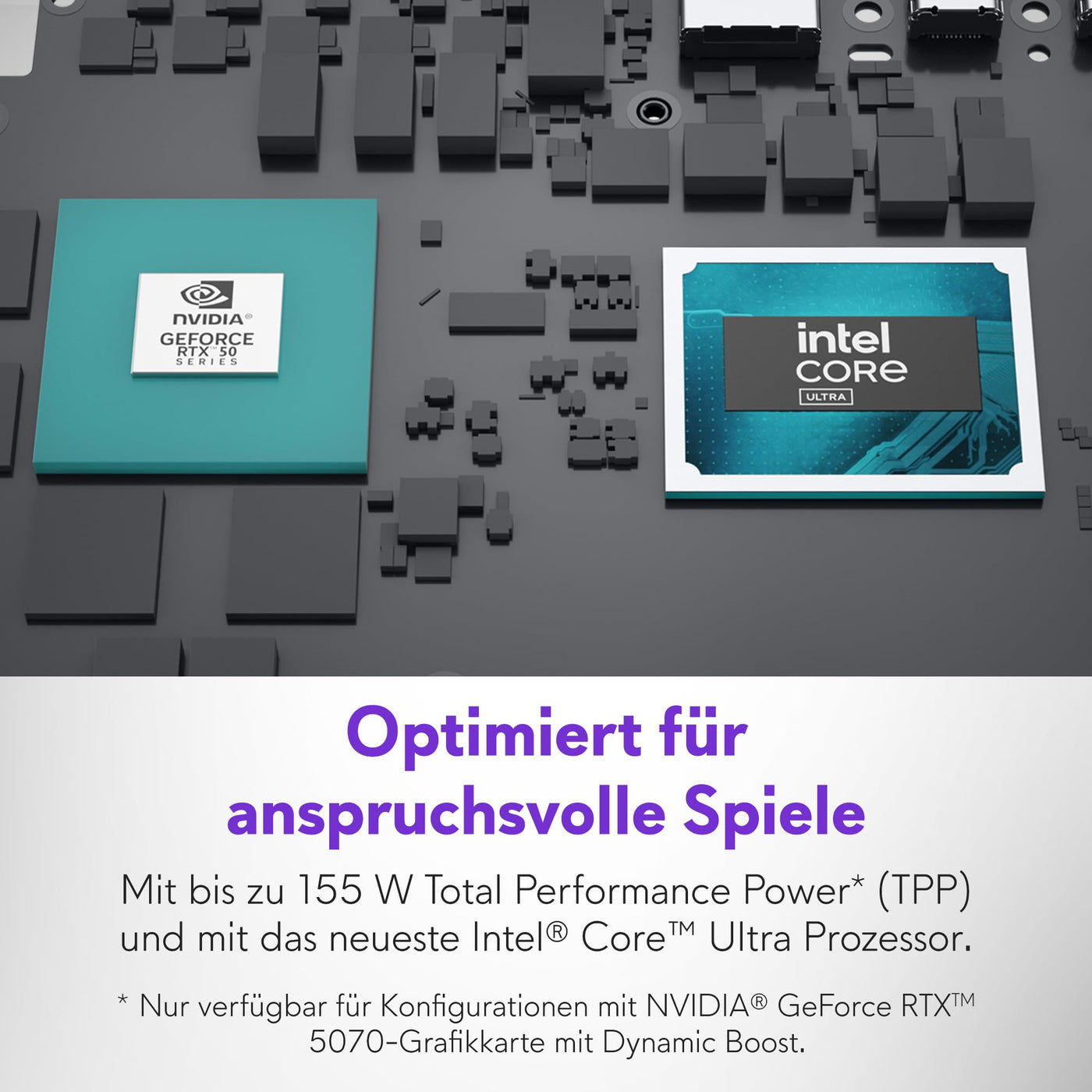 Alienware 16x Aurora Gaming Laptop AC16251 16" WQXGA 240Hz G-Sync Display, Intel Core Ultra 9 275HX Series 2, Nvidia Geforce RTX 5070, 32GB RAM, 1TB SSD, Windows 11 Home, AlienFX RGB QWERTZ Tastatur