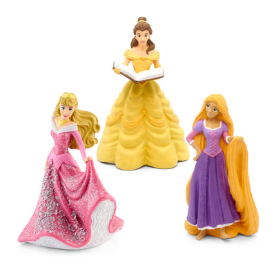 tonies Hörfiguren Bundle für Toniebox, 3 x Disney Prinzessinnen: Die Schöne und das Biest, Rapunzel – Neu verföhnt & Dornröschen, für Kinder ab 4 Jahren