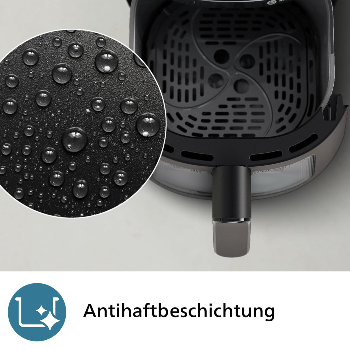 Philips Airfryer 2000 Serie – 13 Zubereitungsmöglichkeiten, 6,2l Fassungsvermögen, kompaktes Design mit Kochfenster, RapidAir-Technologie, 90% weniger Fett, leicht zu reinigen (NA230/00)