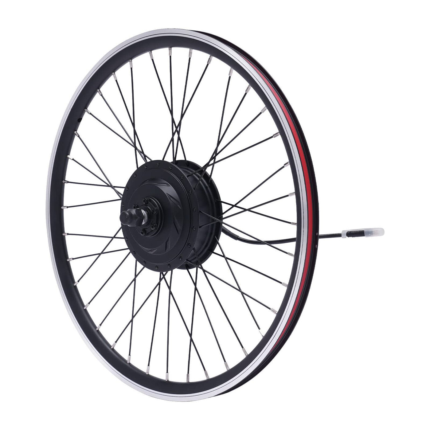 SHZICMY 27,5" Vorderrad 500W 36V E-Bike Conversion Kit mit LCD Display, Fahrrad Motor Elektrofahrrad Umbausatz, bis 35-40km/h